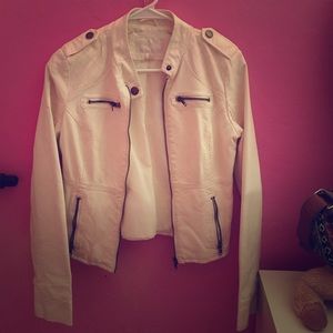 Faux leather jacket