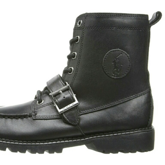 💰SALE💚Polo Ralph Lauren leather boots size 2 - Picture 2 of 4