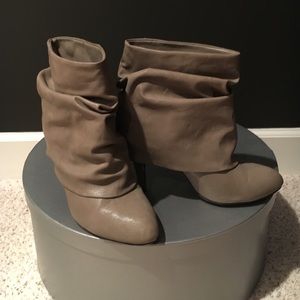 High heel booties