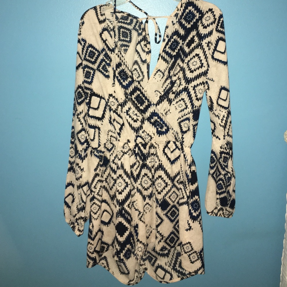 Aztec Printed Romper
