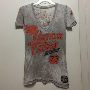 Affliction brand ladies shirt Sz: small
