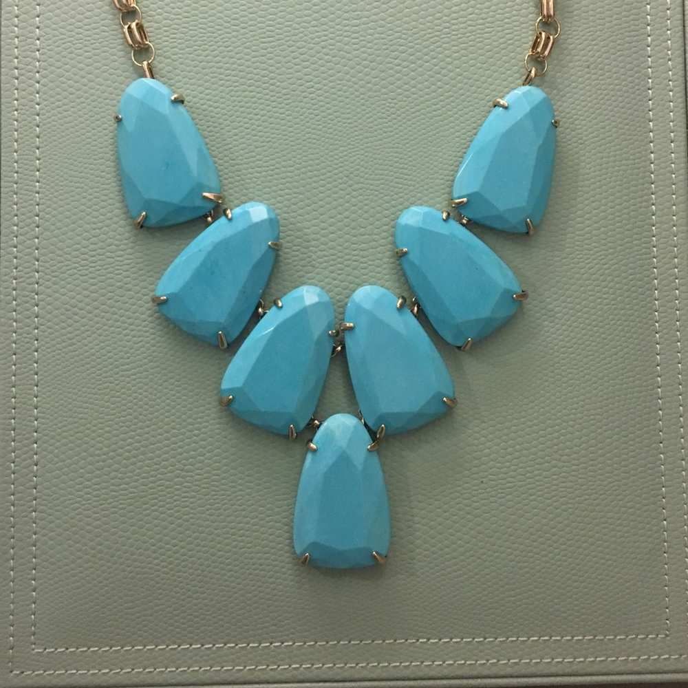 Kendra Scott Harlow Statement Necklace turquoise