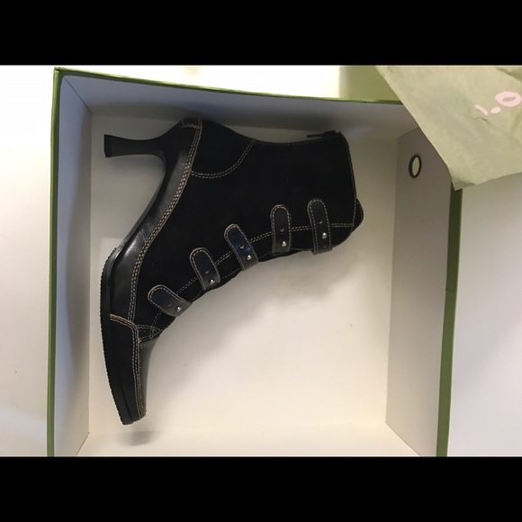 Mod leather buckle boots 7 - Picture 3 of 4