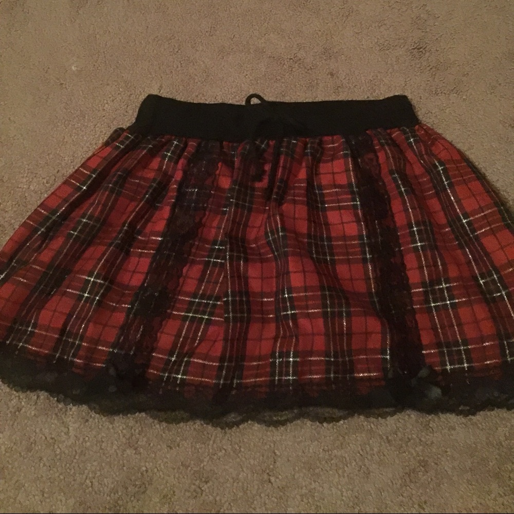 Tralala plaid skirt