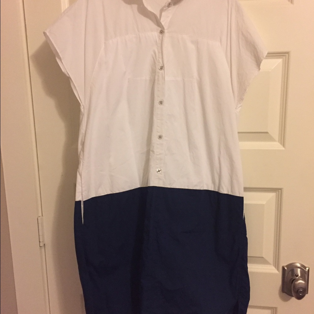 Color Block Madwell Shirtdress