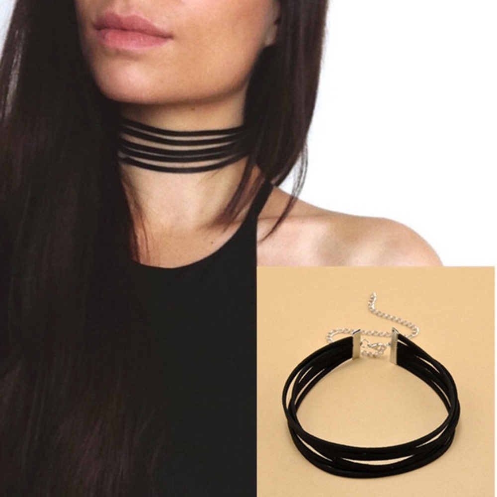 🎀🎀🆕Black Layered Choker🆕🎀🎀