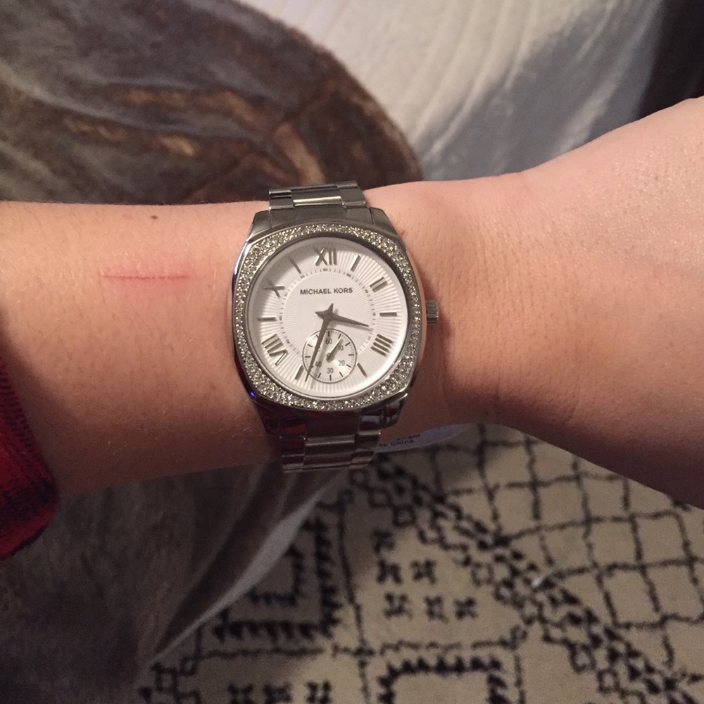 Silver Michael Kors watch