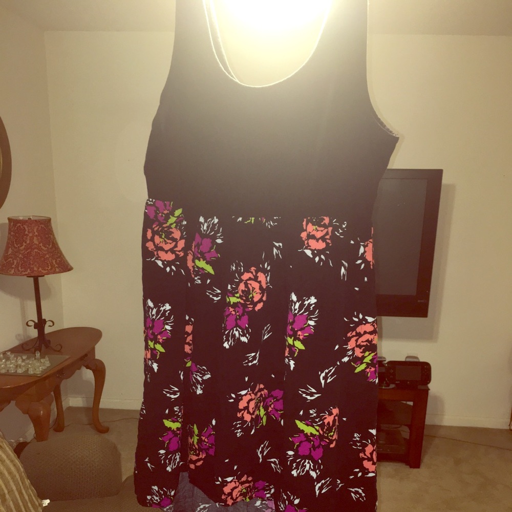 Torrid hi-lo floral dress