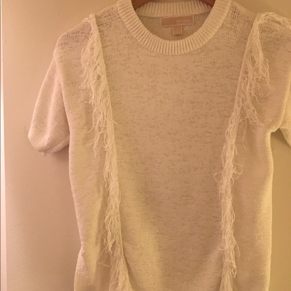 Michael Kors white sweatshirt