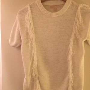 Michael Kors white sweatshirt