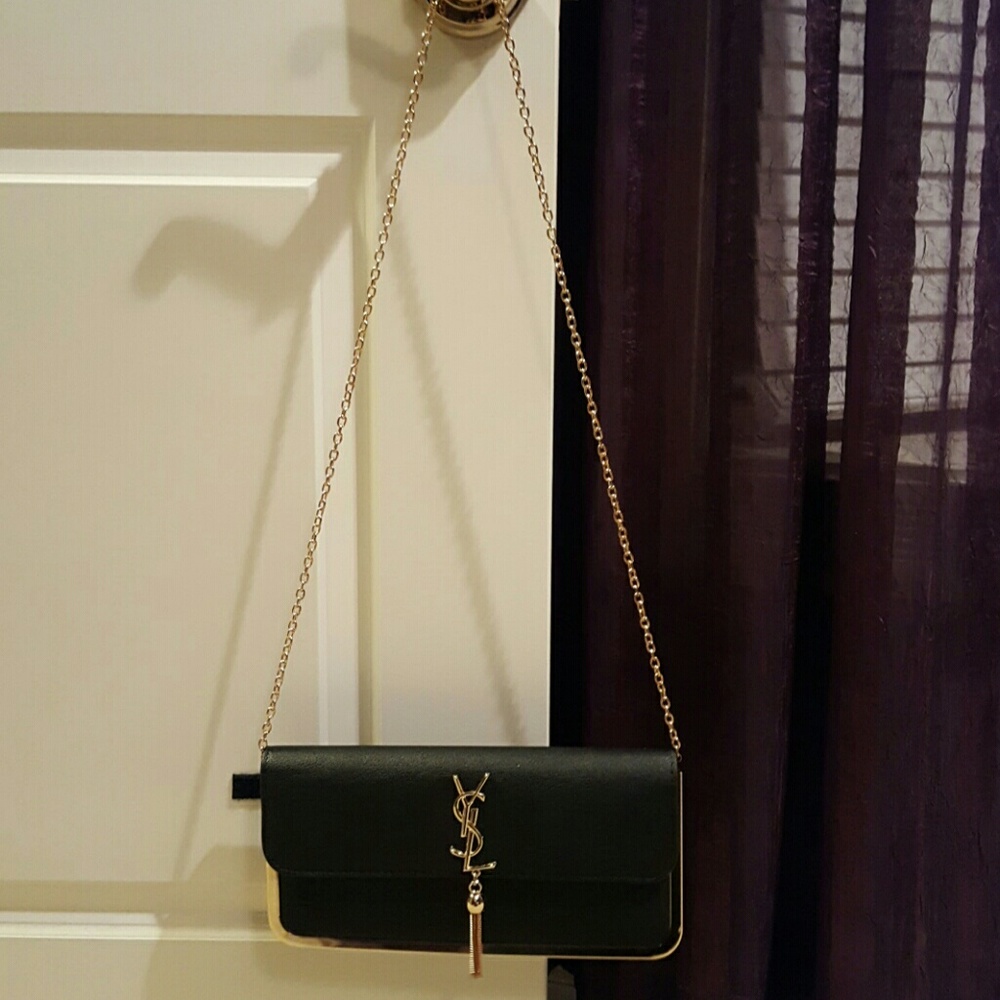 YSL Purse w Gold Tassle