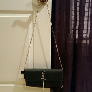YSL Purse w Gold Tassle