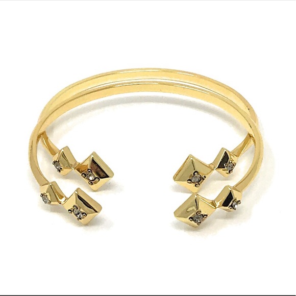 House of Horlow Gold Lyra Cuff Set. - Picture 2 of 4