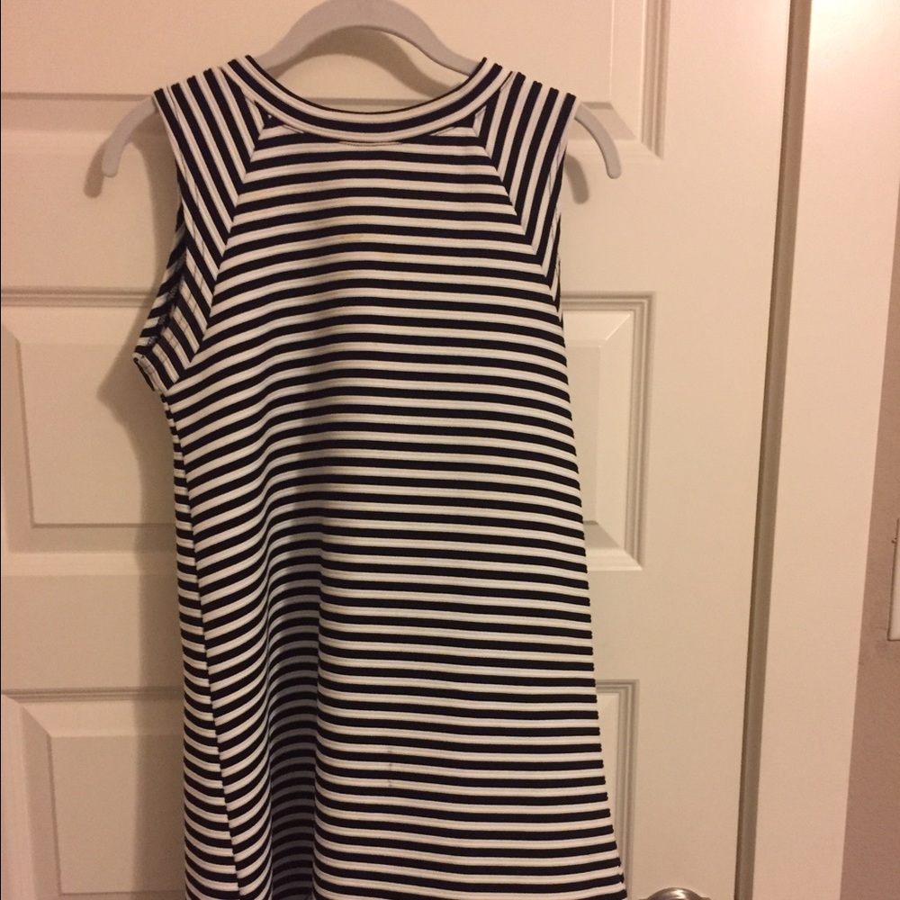 Urban Outfitters Black & White Striped A-Line