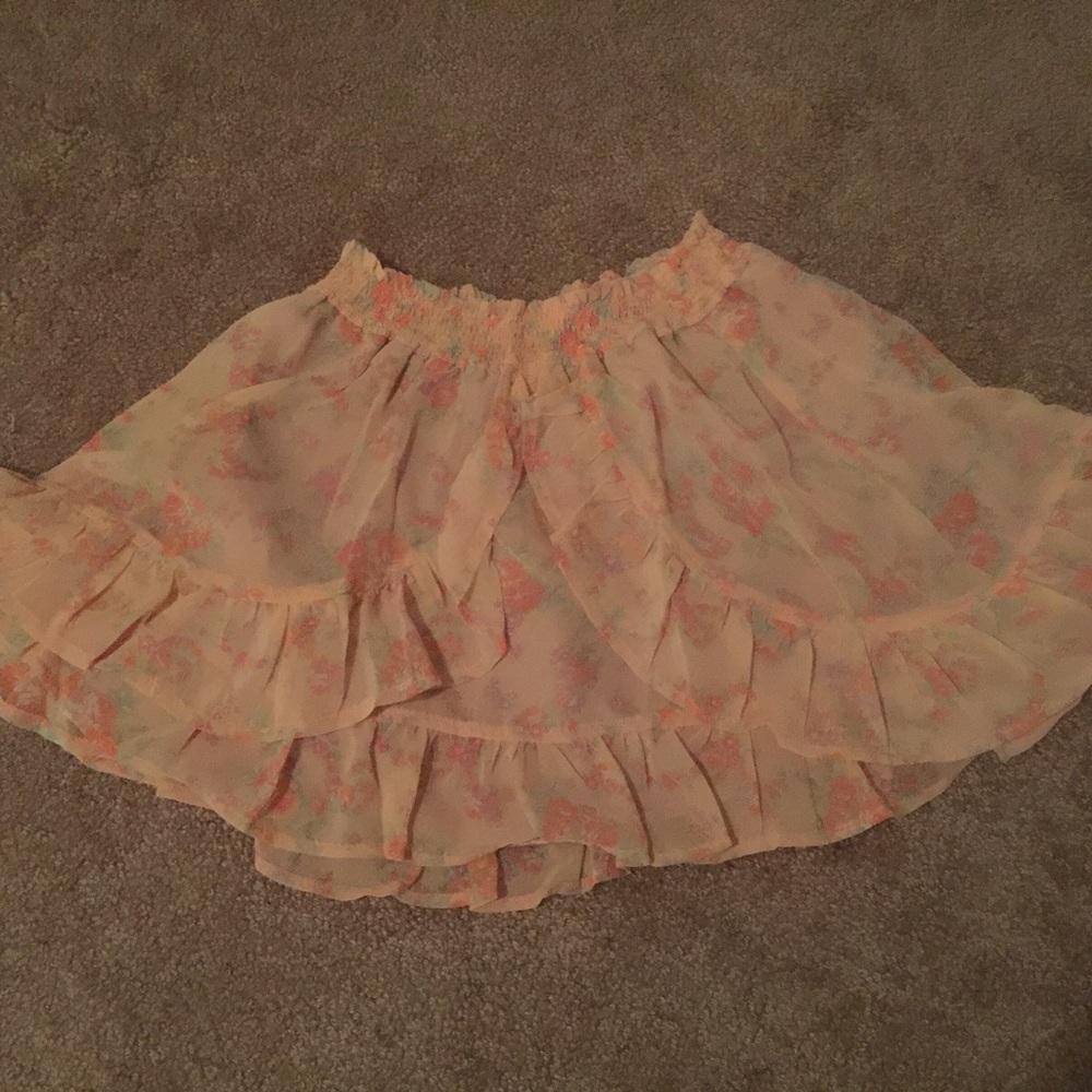 FINAL PRICE DROP Liz Lisa chiffon floral skirt