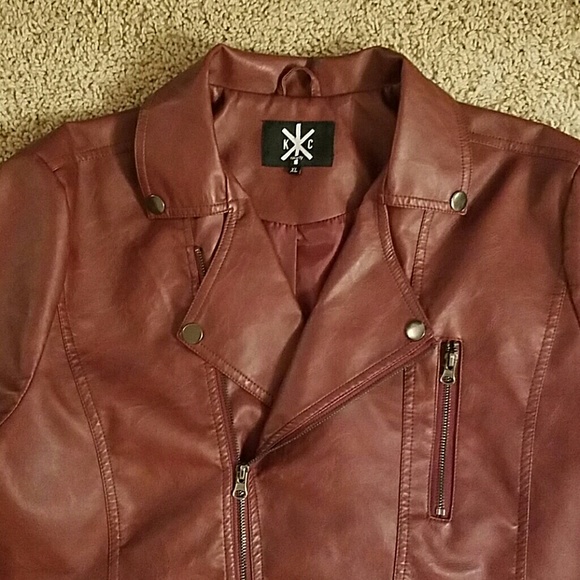 Mens Pleather Jacket - Picture 2 of 4