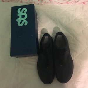 SAS men's black work shoes BRAND NEW