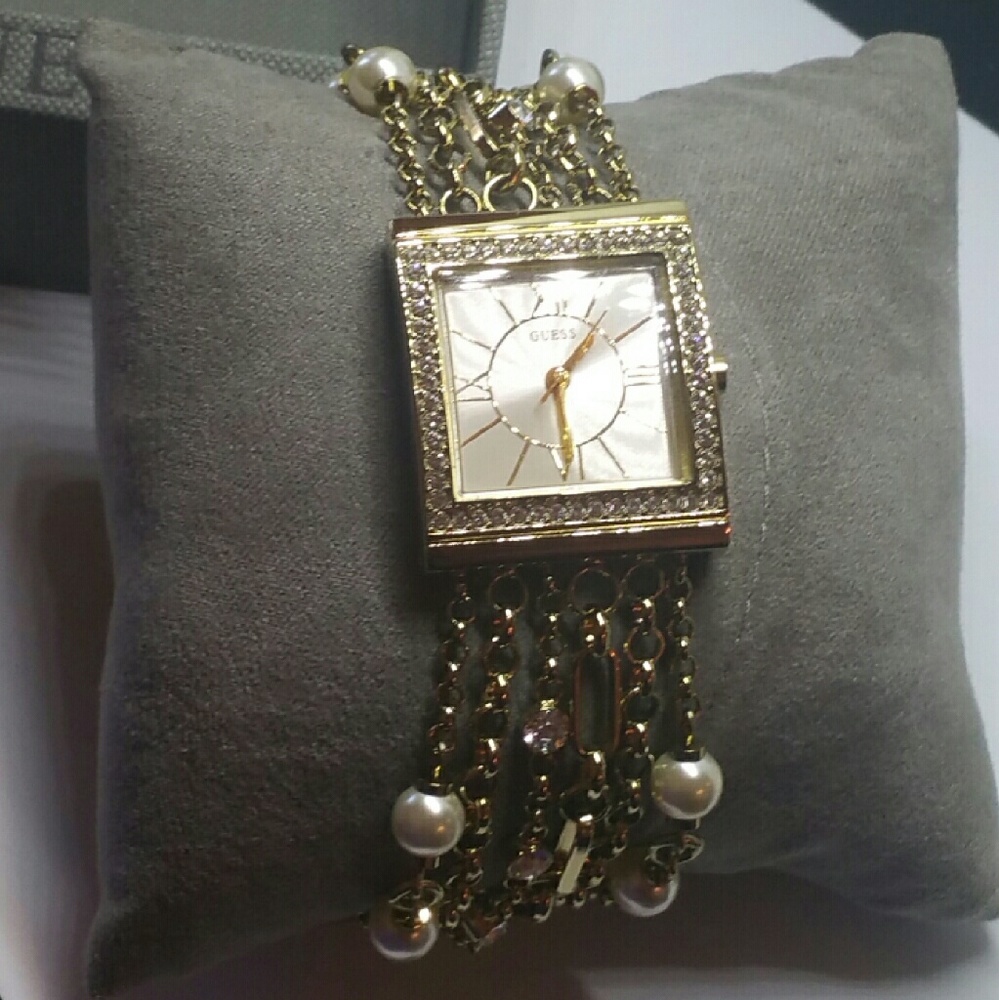 Guess gold watch