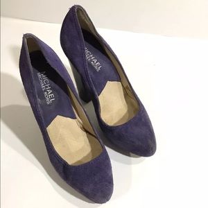 Michael Kors Purple Suede Pump US Size 4