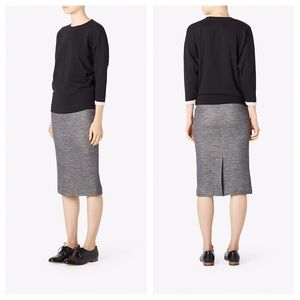 Sessun • gray midi pencil skirt