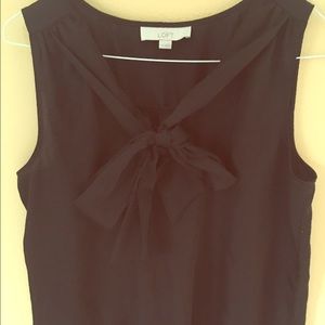 LOFT MATERNITY top with scarf/bow