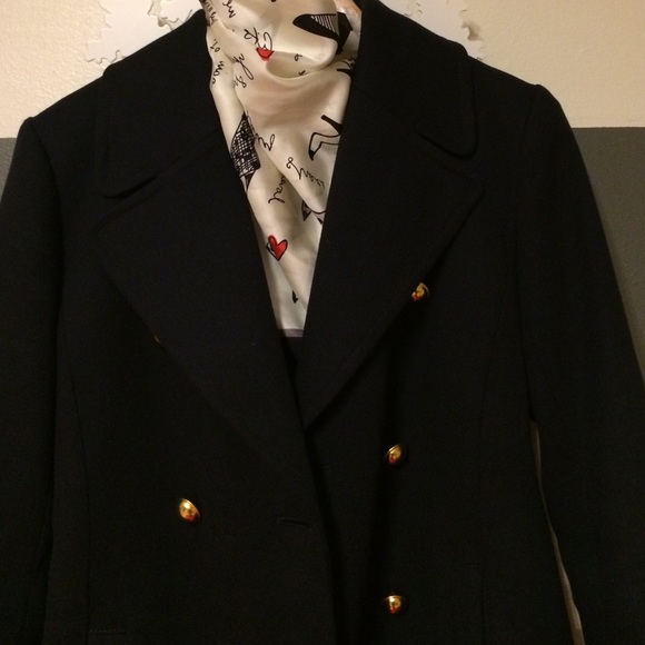 Classic Navy Blazer with gold buttons - Picture 2 of 4