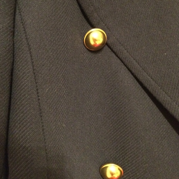 Classic Navy Blazer with gold buttons - Picture 3 of 4