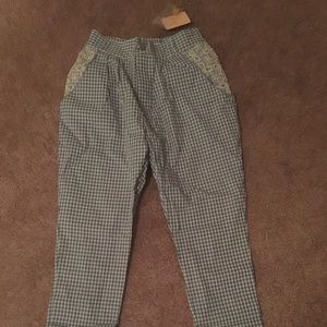 Liz Lisa gingham blue pants
