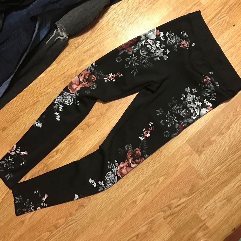 Express floral leggings