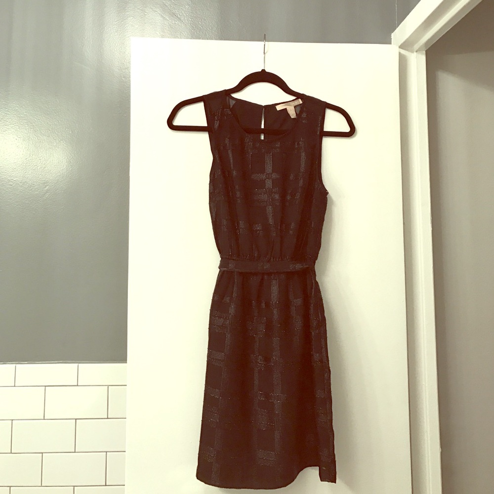 Sparkly little black dress