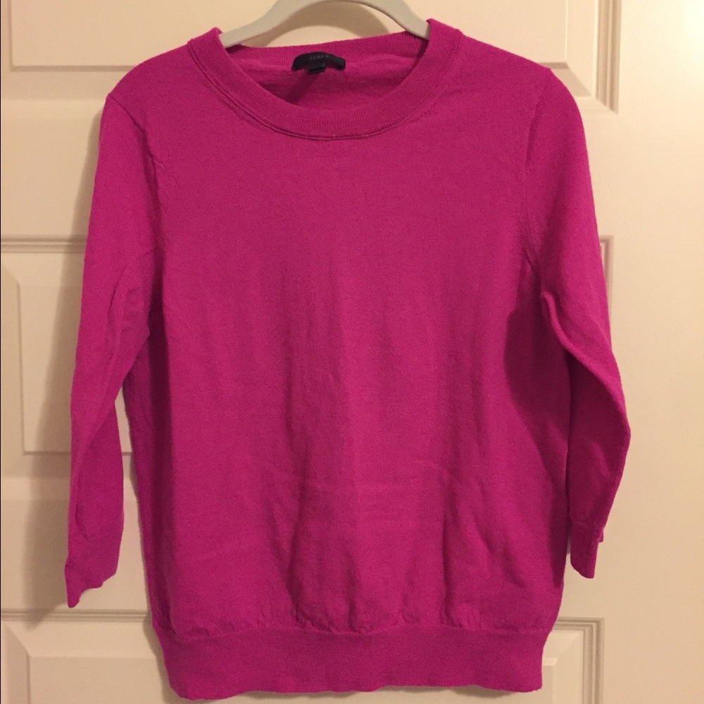 Hot Pink J. Crew Sweater