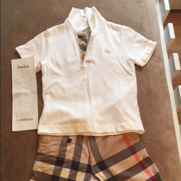 burberry shorts set
