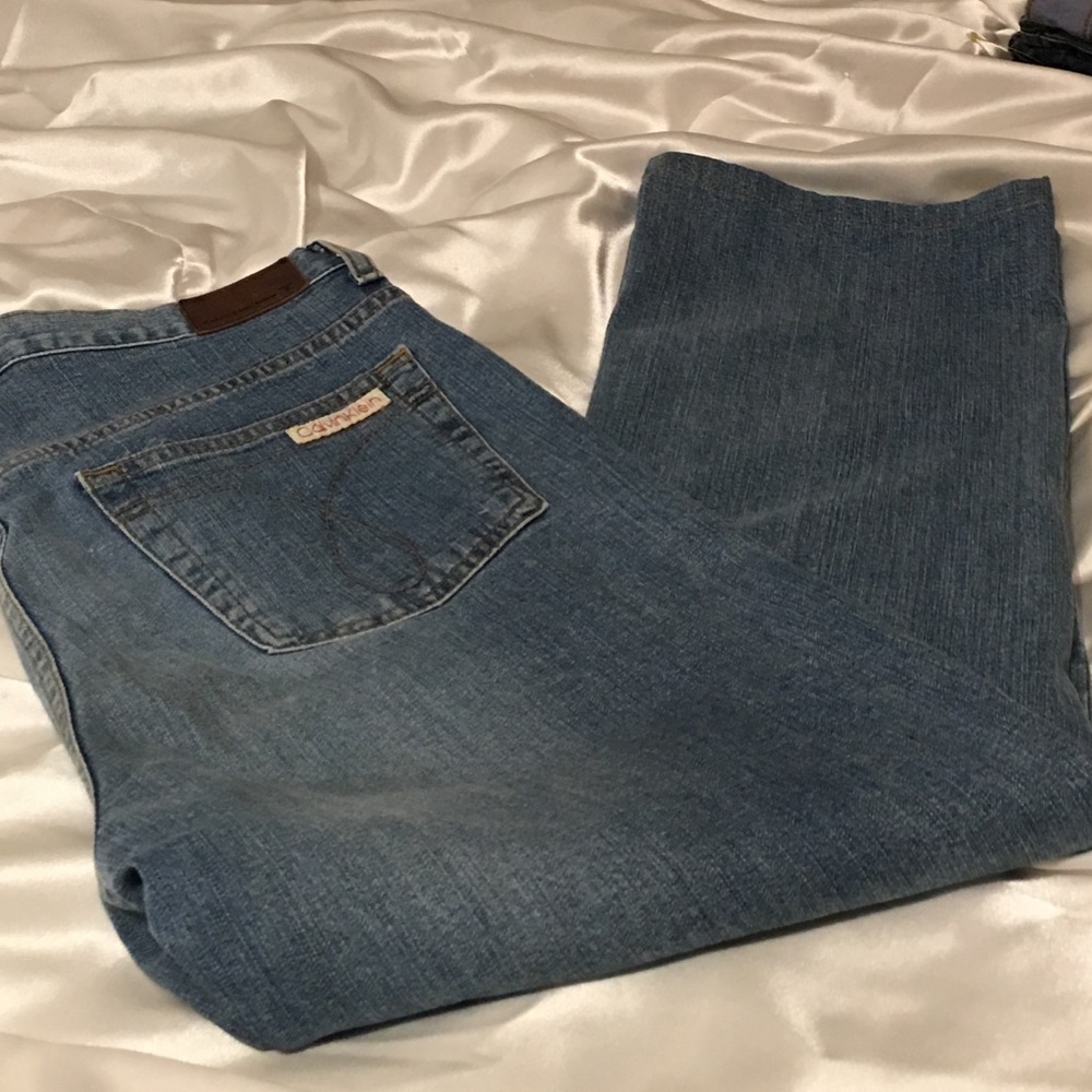 Calvin Klein jeans.  $5