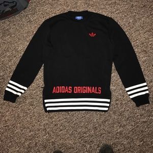 Adidas Original Black Crew Neck