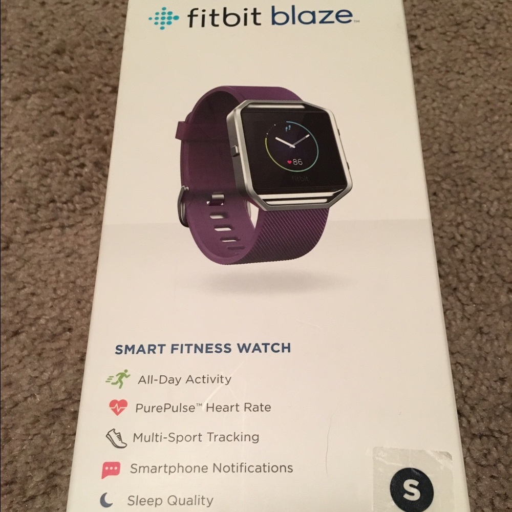 Fitbit Blaze - Small, Plum