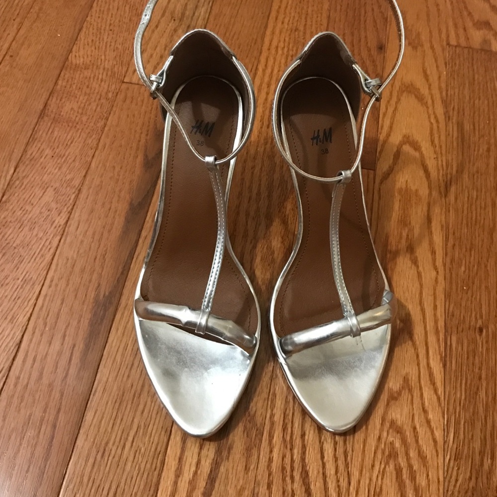 Silver heels