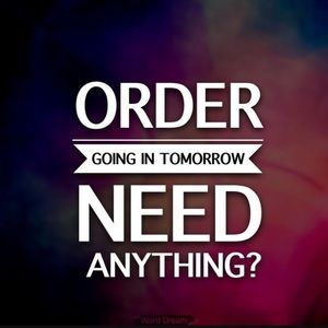 Im going in tomorrow to ship!!! Order now (: