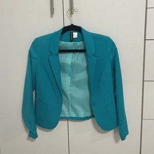 Divided by H&M teal blazer