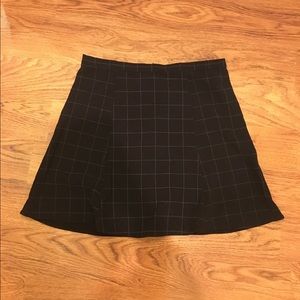 American apparel grid skirt