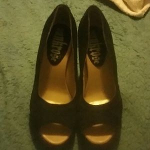 Punkrose wedge shoes