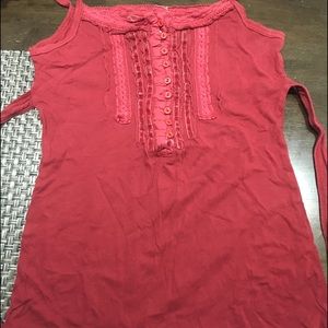 Pretty  brick red tank top
