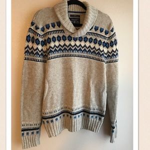 MEN'S Oatmeal AEO Sweater