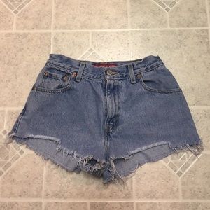 Vintage Levi's Classic High Waisted Cut Offs