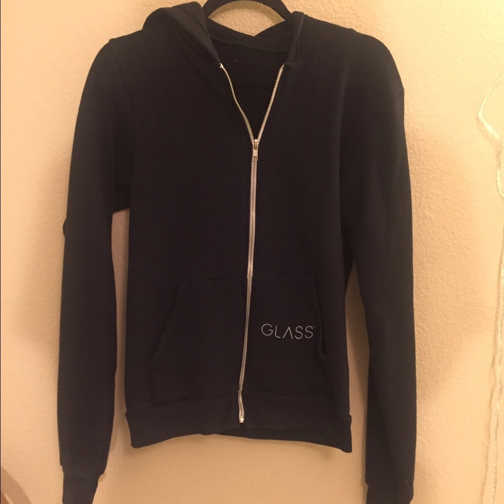 American Apparel NWOT Black Zip Up Hoodie