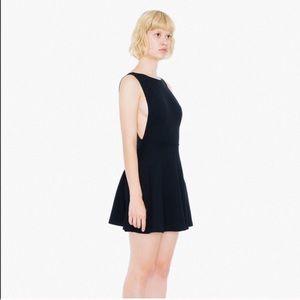 AA black Ponte skater dress