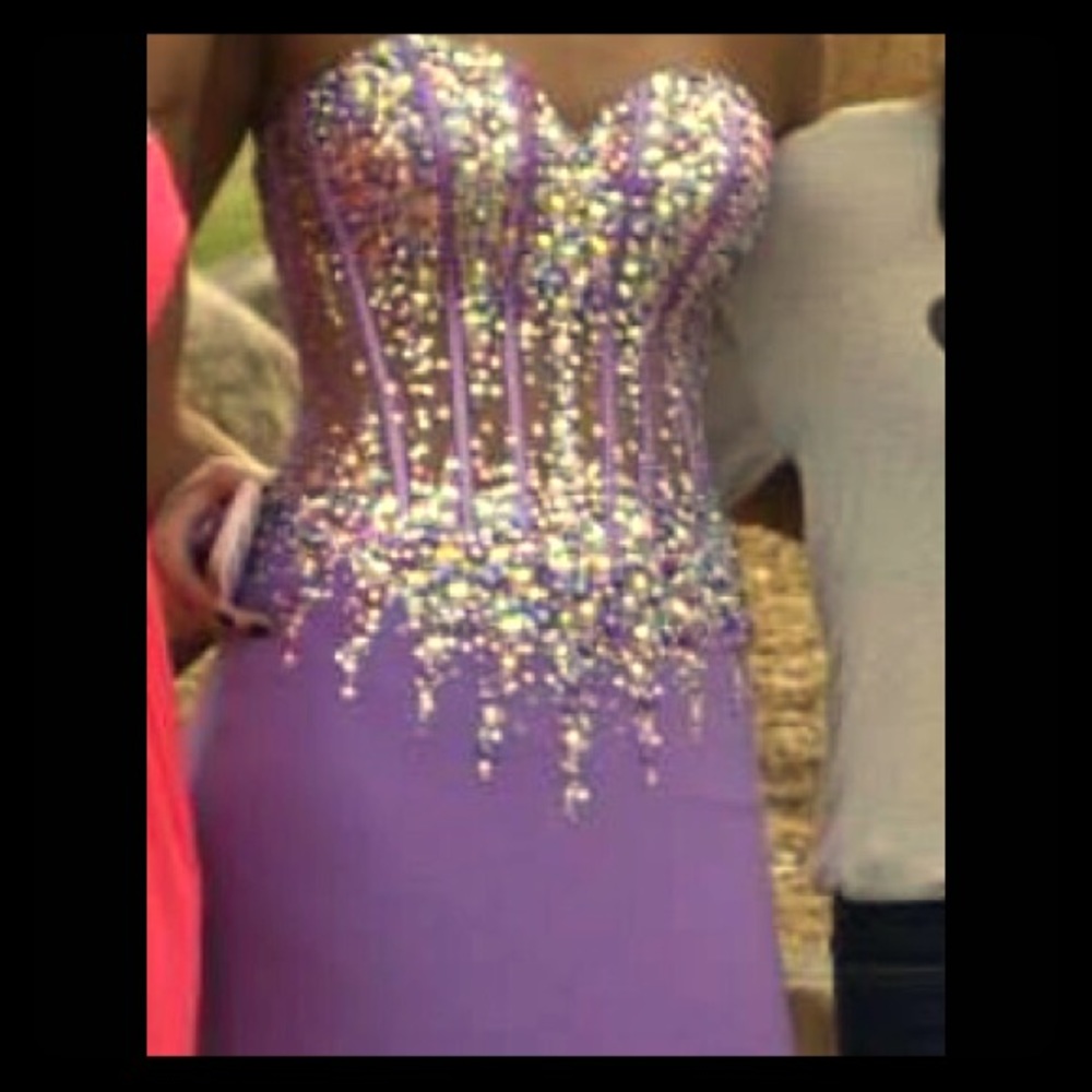 Lilac prom dress paid 650.00 selling for $380.00