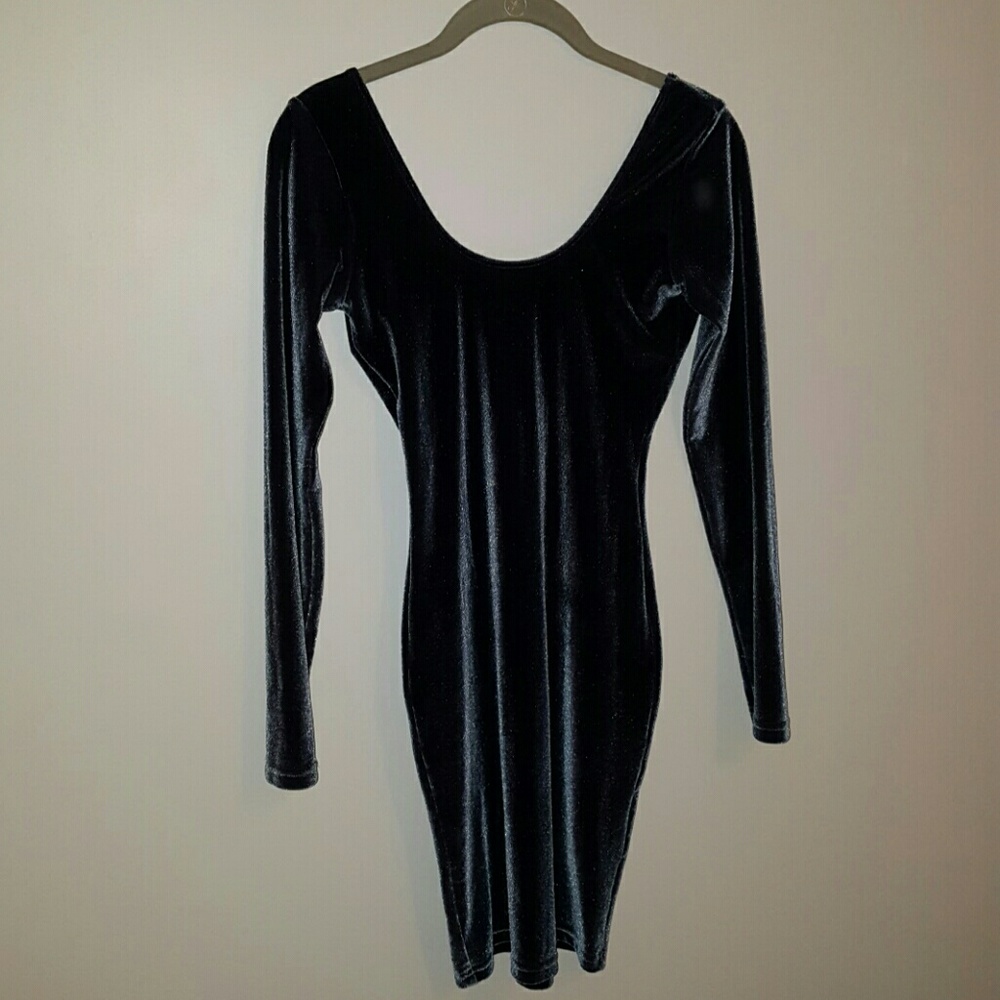 American Apparel velvet mini dress