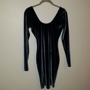 American Apparel velvet mini dress