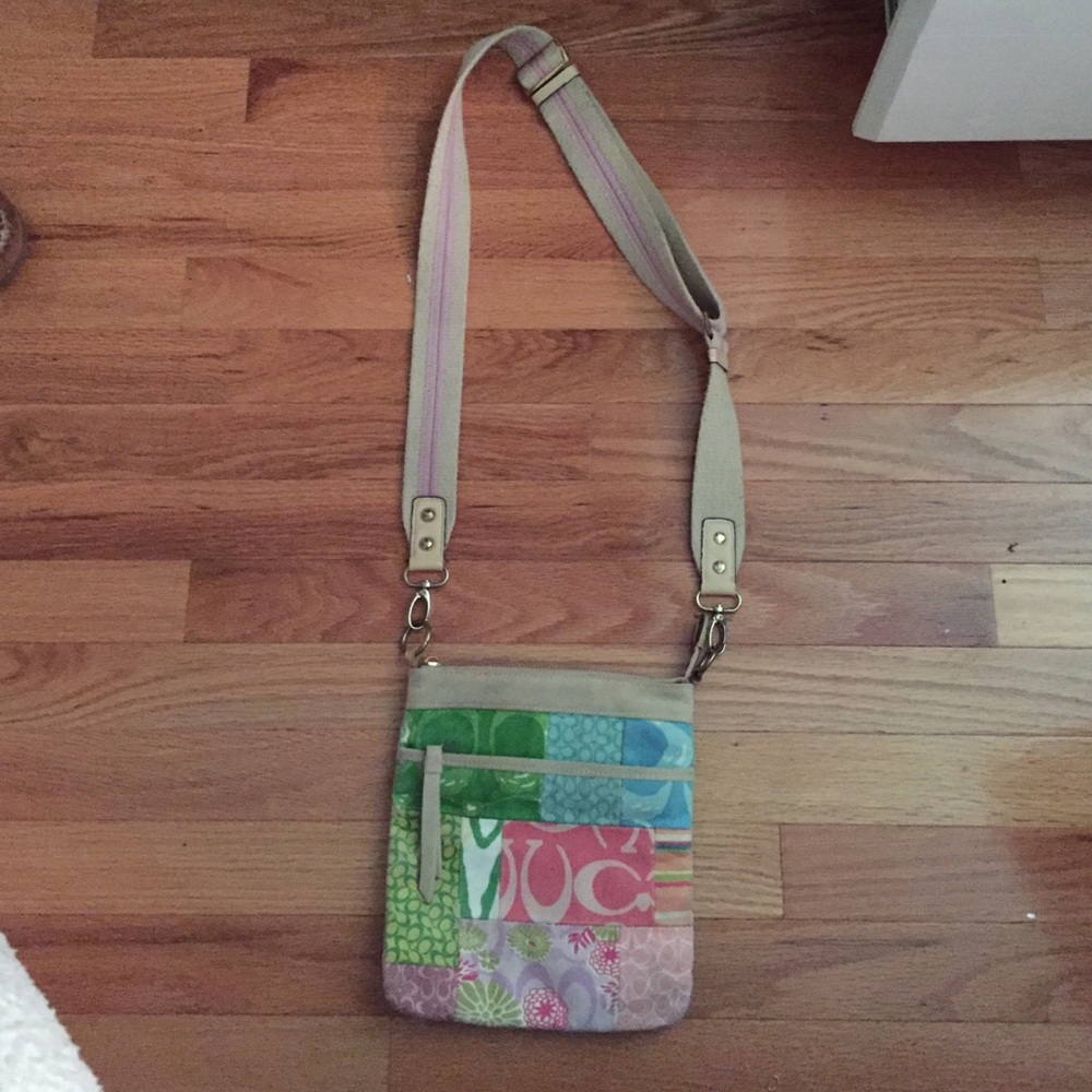 Authentic Coach cross body bag