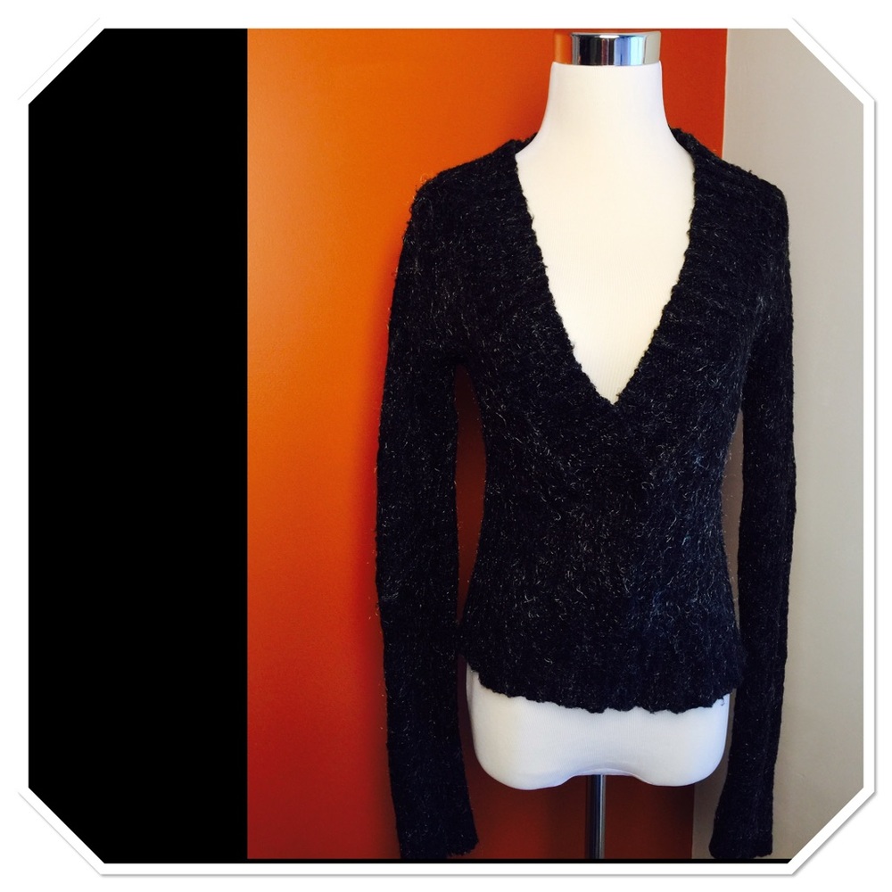 Chesley Black & Silver Sweater, sz L